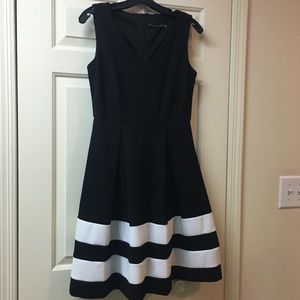 Black and white dress